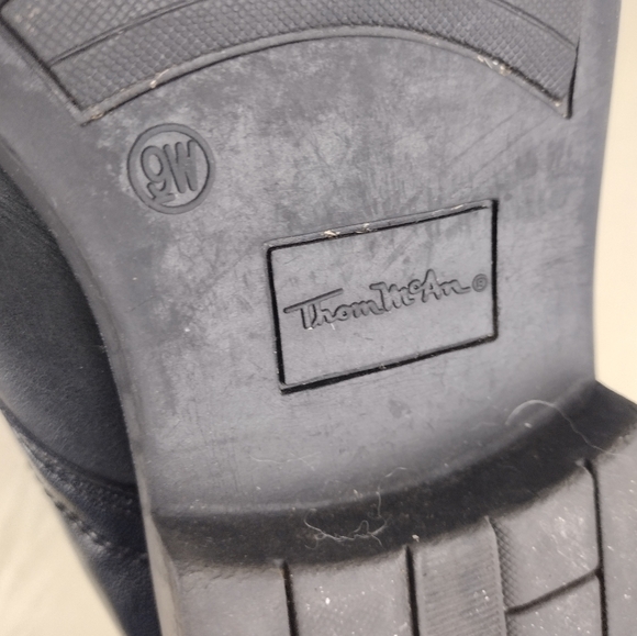 Classic Black Men's Leather Shoes - Picture 8 of 9